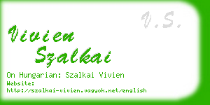 vivien szalkai business card